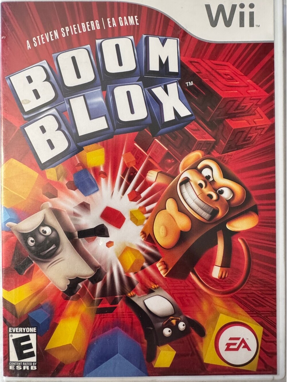 2008 Electronic Arts Nintendo Wii Boom Blox w/Manual No Issues Very Clean